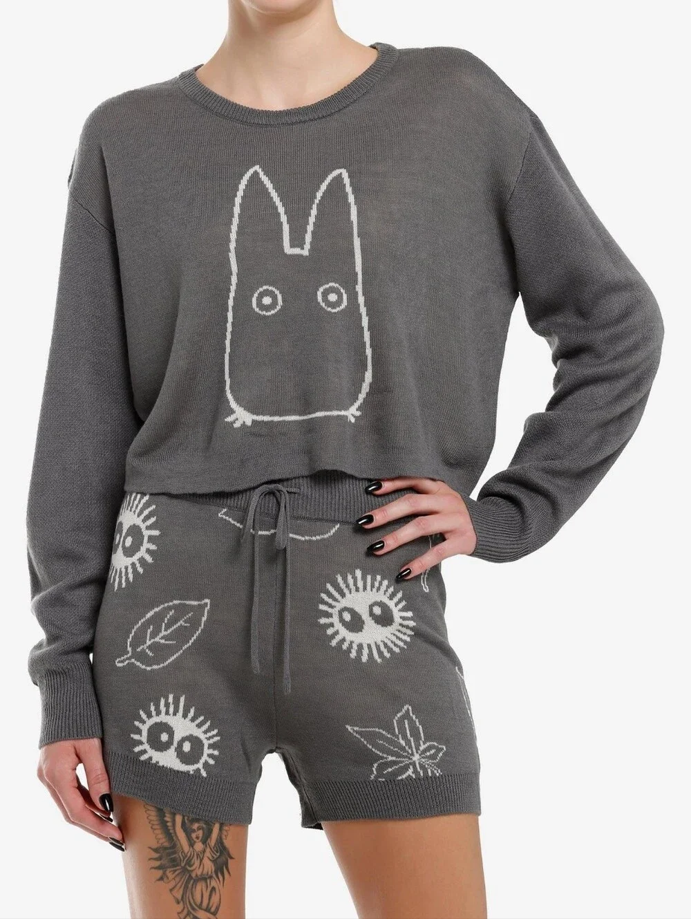 Vintage Her Universe Studio Ghibli My Neighbor Totoro Soot Sprite Sweater Medium